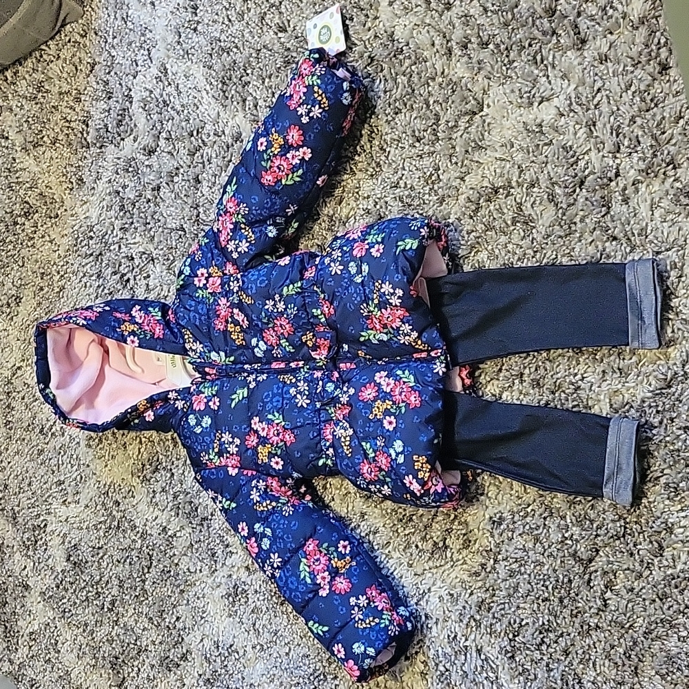 NWT Little Me Jacket Set